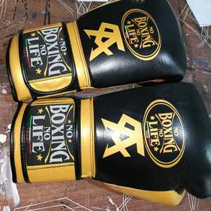 Guantes de boxeo profesionales Hombres Entrenamiento Guantes DE LUCHA Cuero original Transpirable - Product Image 5