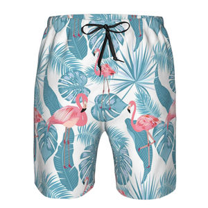 Shorts de Playa con Estampado de Hojas para Hombre, Shorts de Baño Sublimados de Verano, Secado Rápido, Ajuste Holgado, Shorts de Moda para Vacaciones - Product Image 3
