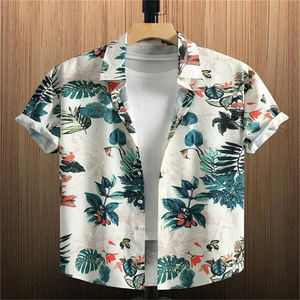 Camisa Hawaiana de Verano para Hombre con Estampado Personalizado, Camisa de Punto con Patrón 3D para un Look Formal - Product Image 5
