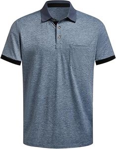 Polos Casuales de Alta Calidad para Hombre, Impresión de Logotipo Personalizado, Sublimación, Ropa Deportiva de Golf, Jersey Sólido, Polo de Golf al por Mayor - Product Image 1