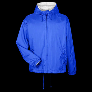 ผู้ผลิตเสื้อแจ็คเก็ตกันลมแบบเรียบง่าย รับผลิตเสื้อผ้าตามสั่ง โรงงานผู้ผลิตเสื้อผ้าแบบ OEM เสื้อแจ็คเก็ตกันลมแบบมีฮู้ดกันน้ำสำหรับผู้ชาย - Product Image 2