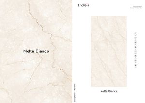 Carrelages en porcelaine émaillée moderne design italien MALTA BIANCO Chambre anti-dérapante antibactérienne résistante à l'usure Villa Mall Hôpitaux - Product Image 2