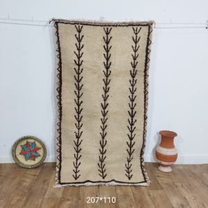 Alfombras de Lana Hechas a Mano Marroquíes, Auténticas Alfombras Bereberes, Lana Natural, Artesanía Artesanal, Tamaño y Colores Personalizables, Alta Calidad - Product Image 2