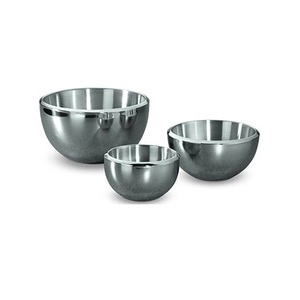 Mirror finish stainless steel <b>bowls</b> <b>set</b> polished multipurpose kitchen prep serving mixing cooking and storage <b>bowls</b> for home - Product Image 2