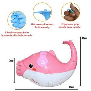 Exclusiva nueva pistola de burbujas agujeros eléctricos pistola de burbujas de pescado completamente automática para niños y niñas proveedor mayorista a granel exportación - Product Image 4