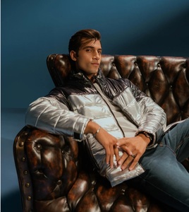 Vêtements d'extérieur chauds pour hommes, veste bouffante de grande taille, vestes à col haut pour hommes, manteaux pour hommes, vente à chaud - Product Image 5