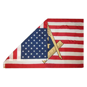 Design personnalisé chevalier templier Kt loge maçonnique drapeau bannière croisade médiévale croix broderie qualité brodé maçon ronpex - Product Image 4