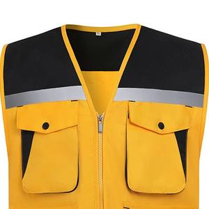 Gilet Hi Vis pour hommes à bas prix Gilet Hi Vis respirant sur mesure Offre Spéciale confortable Top tendance Active Wear Gilet Hi Vis pour hommes avec le meilleur style - Product Image 2