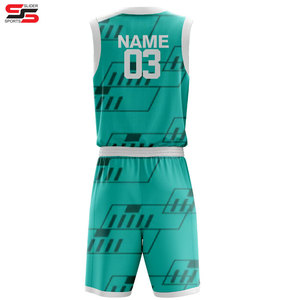 Vente en gros à bas prix maillot de basket-ball vierge personnalisé nouveau design sublimation logo maillot uniforme de basket-ball de l'équipe - Product Image 2