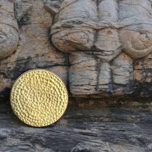 ชุดที่รองแก้วทองเหลืองทองแดงทรงกลมตกแต่งด้วยทองเหลืองทองแดงห้องครัวสไตล์ทันสมัยและใช้ในงานอีเว้นท์ - Product Image 3