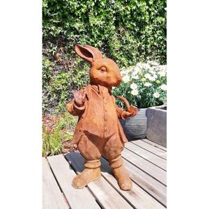 Statue de lapin amusante sculptée, décoration de jardin à domicile, sculpture de lapin antique, prix raisonnable, lapin artisanal pour la décoration de jardin - Product Image 6