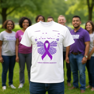 Camiseta de Concienciación sobre el Síndrome de Turner para el Equipo de Apoyo de Guerrero TS, Producto Promocional - Product Image 3
