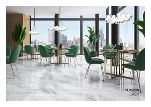 CARREAUX EN PORCELAINE émaillée 600X1200MM GRIS FUSION - Product Image 3