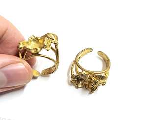 Nouvelle bague exquise en laiton 2025 fabriquée à la main bijoux élégants, élégants et à la mode pour femmes - Product Image 3