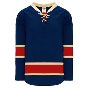 Maillot de hockey sur glace réversible personnalisé avec design et logo sublimés pour hommes, 100 % polyester - Product Image 2