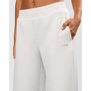 Pantalon cargo taille haute pour femme - Respirant, effet froissé, coupe large XL - Product Image 3