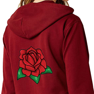 Sudadera con capucha de punto sólido informal de gran tamaño de algodón 100% para mujer de calidad Premium, Jersey corto con hombros caídos estampado, ropa de calle de invierno - Product Image 6