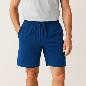 กางเกงขาสั้นผู้ชายผ้าฝ้าย 100% ขายส่ง สกรีนโลโก้ตามสั่ง ระบายอากาศได้ดี สไตล์สตรีทแวร์ลำลอง กันยับ มีเชือกผูก - Product Image 6