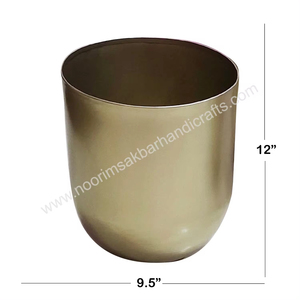 2025 Kit de jardinière de jardin de Style nordique de haute qualité décor à la maison double forme dessus de Table cuivre Antique placage meilleures fleurs artificielles - Product Image 2