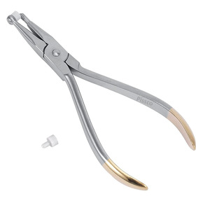 Pince à couronne dentaire avec embout en silicone pour usage clinique et hospitalier, en acier inoxydable, fabriquée par Pissco - Product Image 3