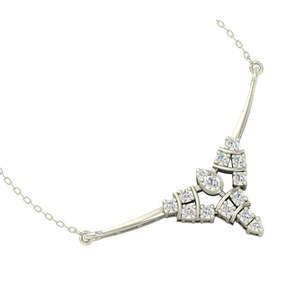Compre Colgantes de Plata de Ley 925 de Primera Calidad para Mujeres y Niñas, Caja Geométrica, Oro de 18k, Oro Rosa, Platino, Diamantes de Moda, Circonita, 100% - Product Image 3