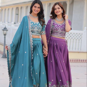 Último diseñador más tendencia llegada Super calidad Lehenga Choli para mujeres ropa de fiesta Georgette Lehenga Choli para fiesta de mujeres - Product Image 1
