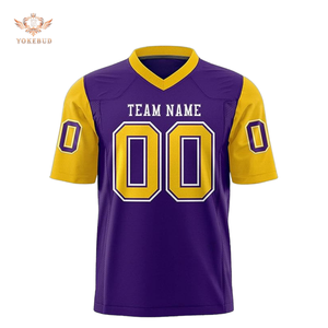 Alta calidad personalizable equipo deportivo Jersey con logotipo impreso al por mayor nombre personalizado impresión Streetwear camisas BD - Product Image 2