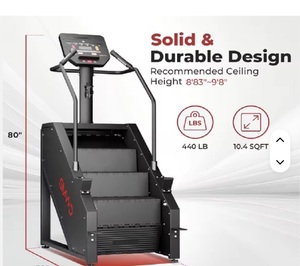 Machine pas à pas de haute qualité, pas à pas d'escalier GMWD avec écran LED, machine d'exercice de grimpeur d'escalier de qualité commerciale - Product Image 1