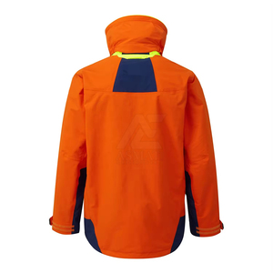 Chaqueta de Navegación Marina Profesional con Pantalones de Peto de Cintura Alta, Chaqueta de Navegación de Alta Calidad con Pantalones de Peto - Product Image 5