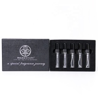 Flacon de parfum miniature de luxe 2ml 3ml 5ml 10ml Flacon de parfum de poche rechargeable Vaporisateur de parfum Impression d'écran Bouchon à vis Emballage en boîte