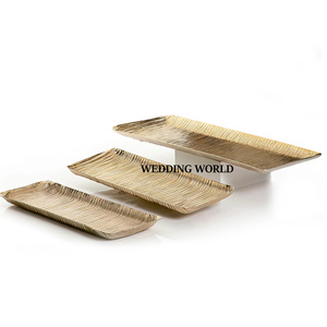 Set of Three <b>Metal</b> Chocolate Tray Gold Finished Handmade New Chocolate Platter Customized Size Fancy Chocolate Tray - Product Image 1