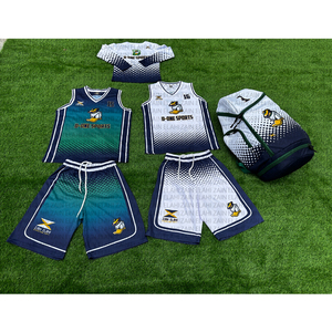Sublimated BASKETBALL Adult Reversible Design Quick Dry Breathable Wholesale Customized Deal Package 2024 ODM ZAIN ELAHI Bsci - Product Image 3
