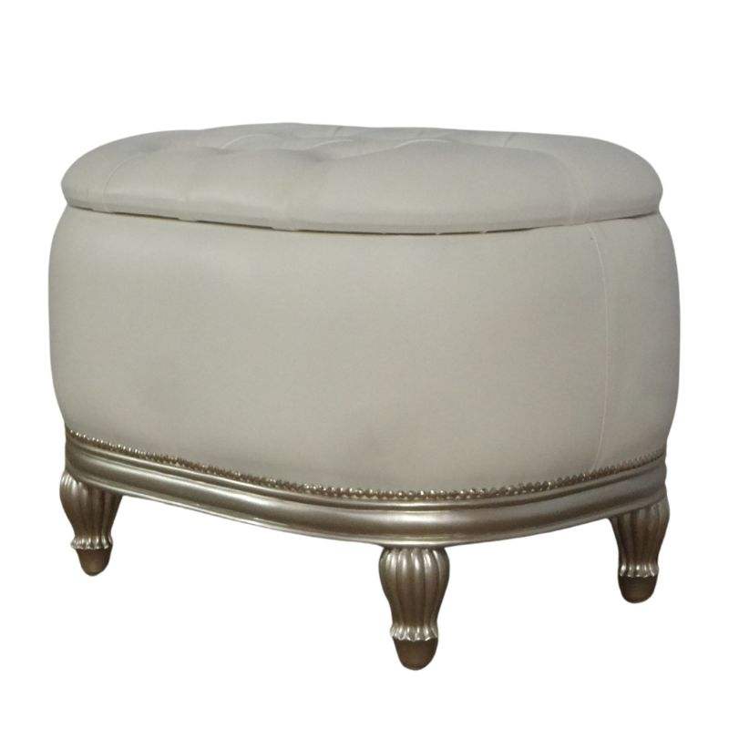 ขาแชมเปญ + หนังครีม