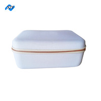 Mallette à outils EVA personnalisée mallette portable moulée en mousse blanche à fermeture éclair pour l'électronique et les outils de beauté