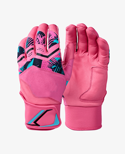 ถุงมือตีเบสบอลหนังยาวสีดำถุงมือเล่นกีฬามืออาชีพถุงมือเล่นซอฟต์บอล - Product Image 4