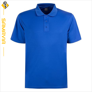 Polo de punto de algodón estampado de talla grande SAMAVIA para hombre, ropa informal de tela transpirable de algodón 100%, polos de talla grande para hombre - Product Image 4