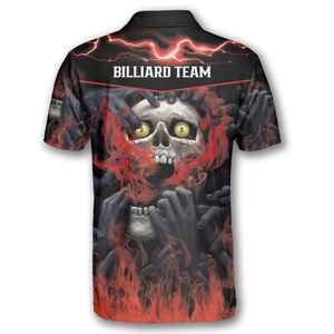 Camiseta de bolos de sublimación de calidad profesional, camisetas de equipo personalizadas, camisetas de bolos de poliéster transpirables de secado rápido al por mayor - Product Image 5