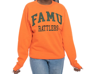 Sudadera Unisex de Otoño/Invierno, Estilo Universitario Vintage, con Estampado Personalizado de la Universidad FAMU Florida A&M, Mezcla de Algodón Premium - Product Image 1