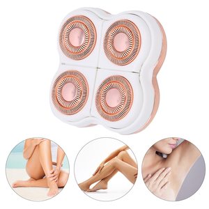 Depiladora Eléctrica de Repuesto de 4 Cabezales para Mujer, Depilación en Seco y Húmedo, Afeitadora Corporal con Pinzas, Funciona con Batería - Product Image 5