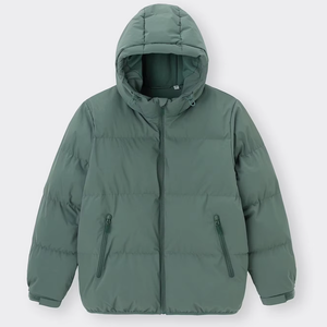 Veste matelassée à capuche pour homme, manteau thermique robuste, imperméable, coupe-vent, réversible, décontractée, streetwear américain, automne-hiver - Product Image 1