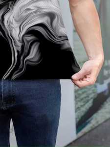 Survêtement décontracté en coton de qualité supérieure, style premium 2026, impression par transfert thermique, été, écologique, respirant - Product Image 6