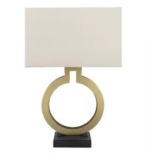 Lampe de table en métal antique pour décor de salon Lampe de chevet élégante Accent de maison moderne Lampe de table d'étude en fer décorative - Product Image 6