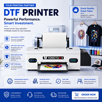 Impresora DTF A3 Premium YY-F30 de 330 mm con un Solo Cabezal L1800, Impresora Digital de Película de Alta Resolución para Impresión de Camisetas Lavables