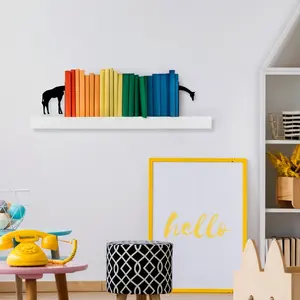 Elegante Soporte para Libros Decorativo de Aluminio Chapado en Oro para Exhibición, Moderno Soporte de Escritorio para Libros, Estudio, Trabajo, Escultura Pulida Antigua - Product Image 5