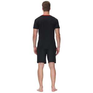 Nouvel ensemble de fitness deux pièces de haute qualité en gros, ensemble décontracté pour hommes, ensemble de shorts d'été pour hommes, t-shirt à manches courtes et shorts - Product Image 6