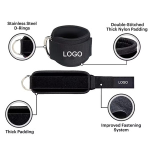 Máquina de cable de gimnasio con logotipo personalizado de alta calidad, cinturón de entrenamiento, Material de neopreno, correas de tobillo, duradero, ajustable, antideslizante, gran oferta - Product Image 6