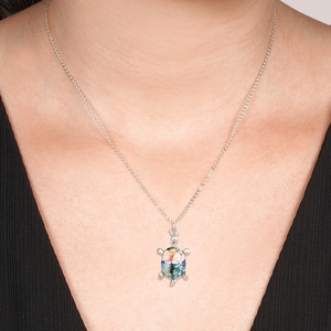 Kalung Anime Gaya Laut Liontin Kura-kura Multi Warna Kalung Cat untuk Hadiah Perhiasan Tropis Hawaii - Product Image 4