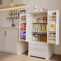 2025 nouveau meuble armoire de cuisine en bois avec portes et tiroirs armoire armoire de salon