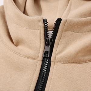 เสื้อฮู้ดมีซิปสำหรับผู้ชายเสื้อฮู้ดแบบมีซิปทำจากผ้าฝ้าย - Product Image 6