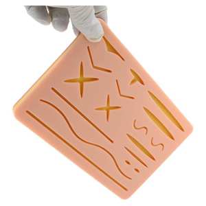 Almohadilla de sutura de grado profesional para entrenamiento con incisiones prefabricadas para práctica de sutura - Product Image 4